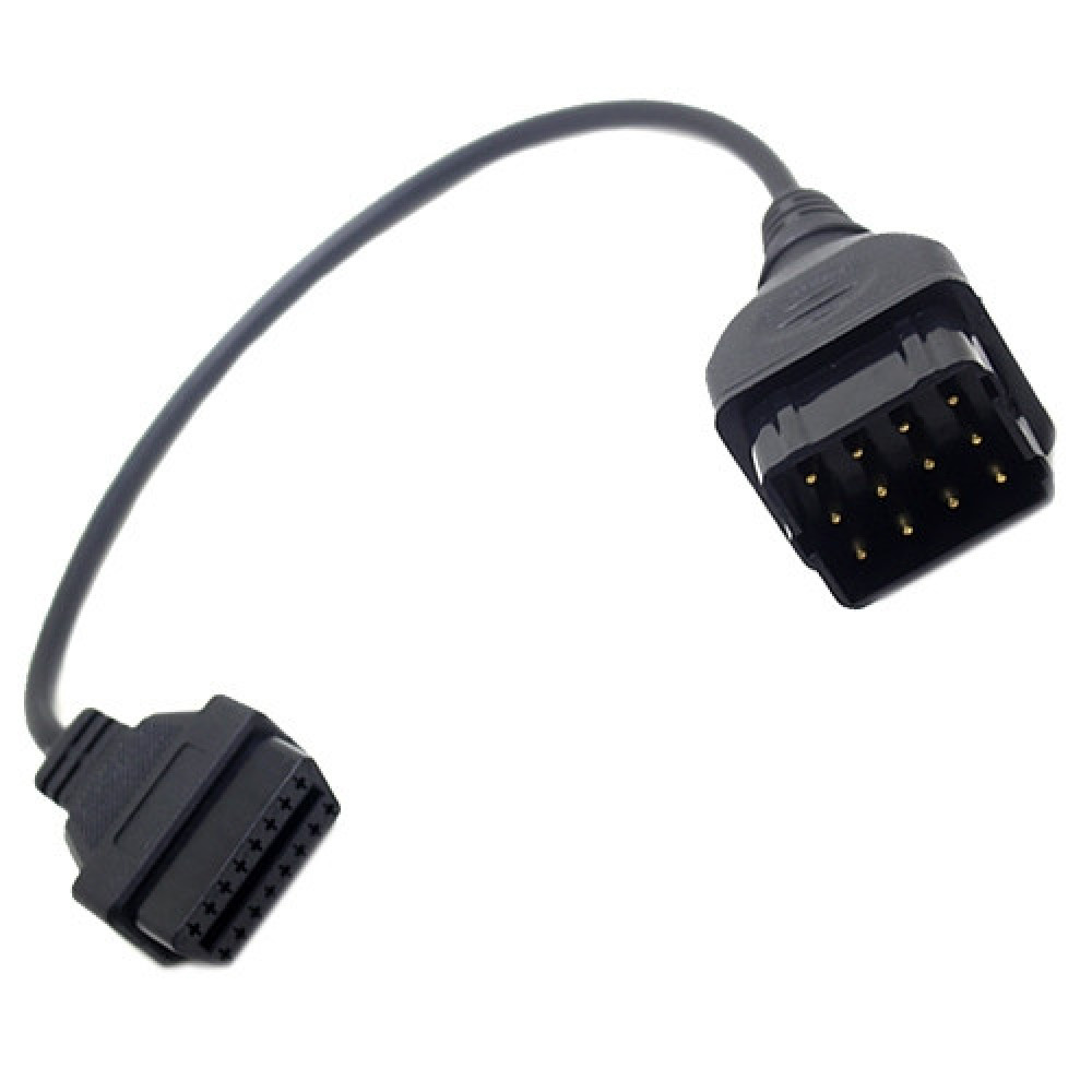 Перехідник OBD2 16pin мама на 12pin папа для ГАЗ, адаптер для автосканера диагностики авто