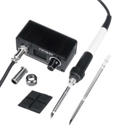 Мини паяльная станция QUICKO T12-942 с OLED дисплеем совместима с жалами Hakko T12