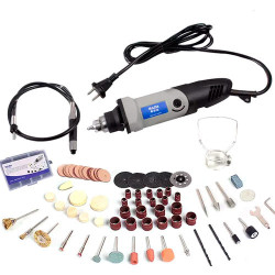 Мини-дрель Dremel HILDA MD400/JD3321C 400вт 220В с гибким валом і набором аксессуаров для шлифовки, сверления