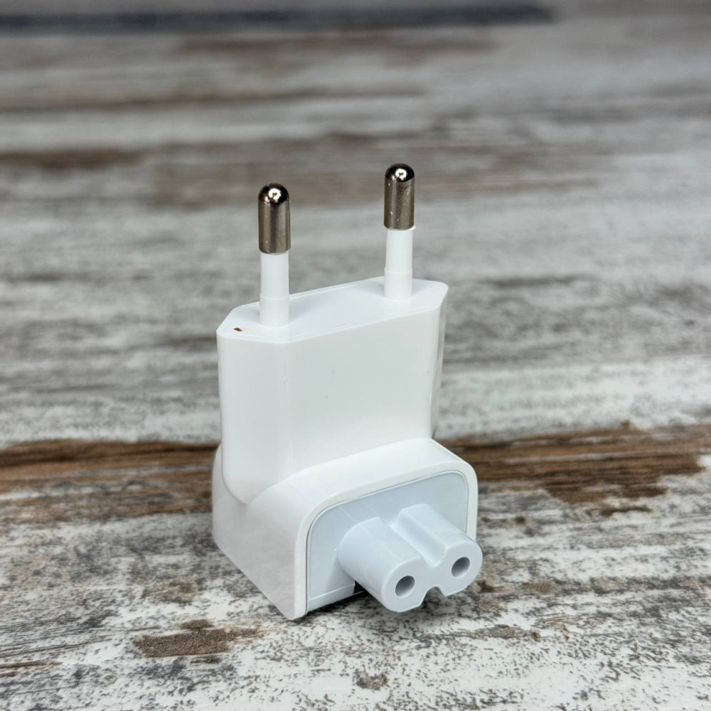 Евровилка переходник для зарядного устройства Apple iPad, iPhone, MacBook MagSafe, адаптер EU plug