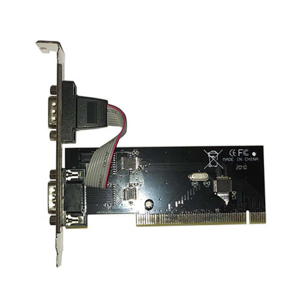 Контролер PCI перехідник на 2 RS232 DB9 COM-порта для поключения к ПК пристроїв