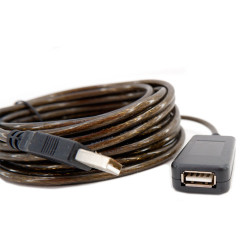 USB 2.0 удлинитель активний репитер, кабель AM-AF, длина 10м для ПК, ноутбука і пристроїв