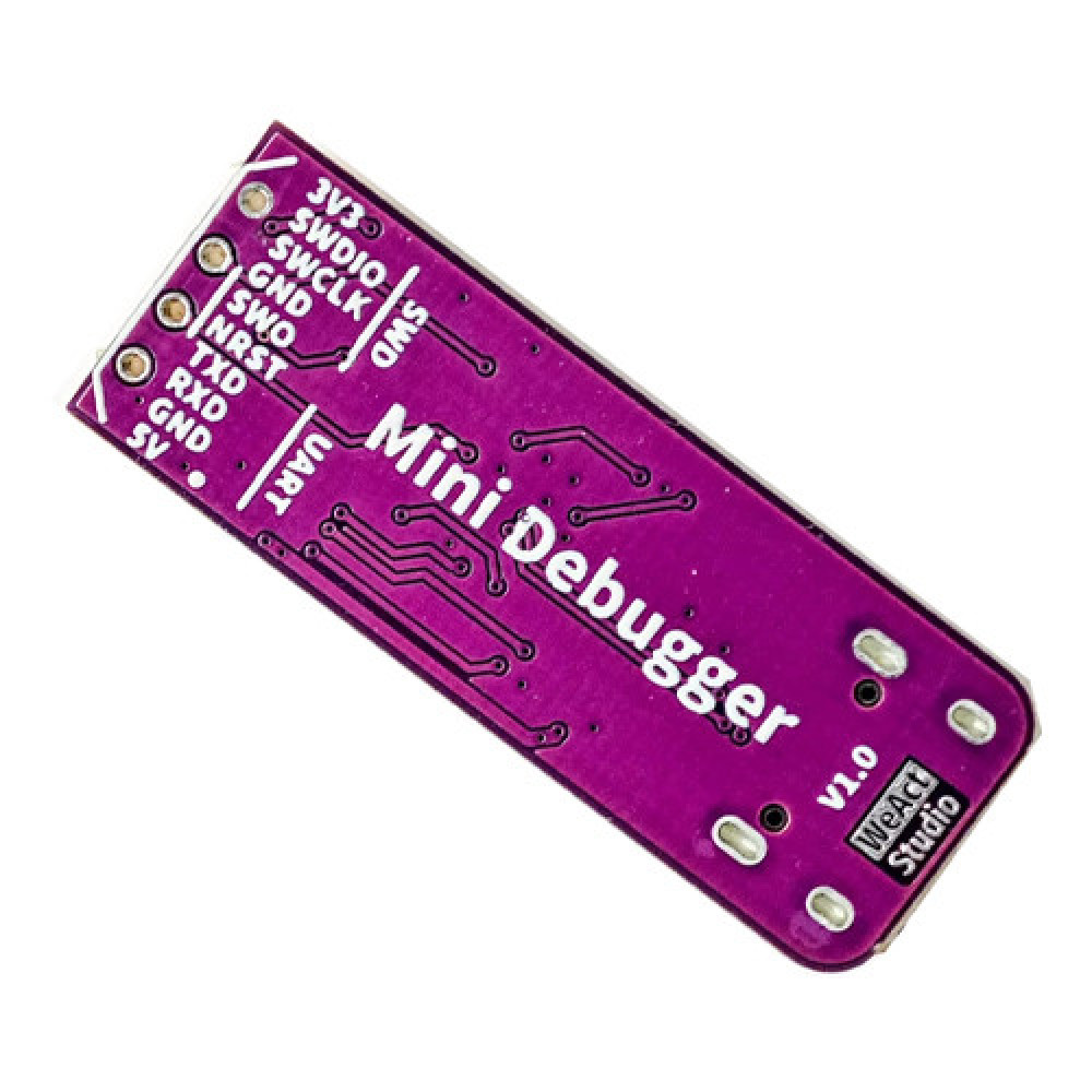Компактна Weact Studio Mini Stlink-STM32 v2.1 отладочна плата-программатор SWD для STM32