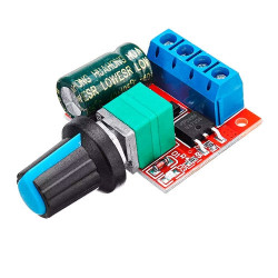 Контроллер оборотов двигателя постоянного тока ШИМ 4.5-35В 5А Mini PWM регулировка 0-100%