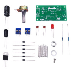 Конструктор для сборки модуля регулятора напряжения LM317 комплект DIY