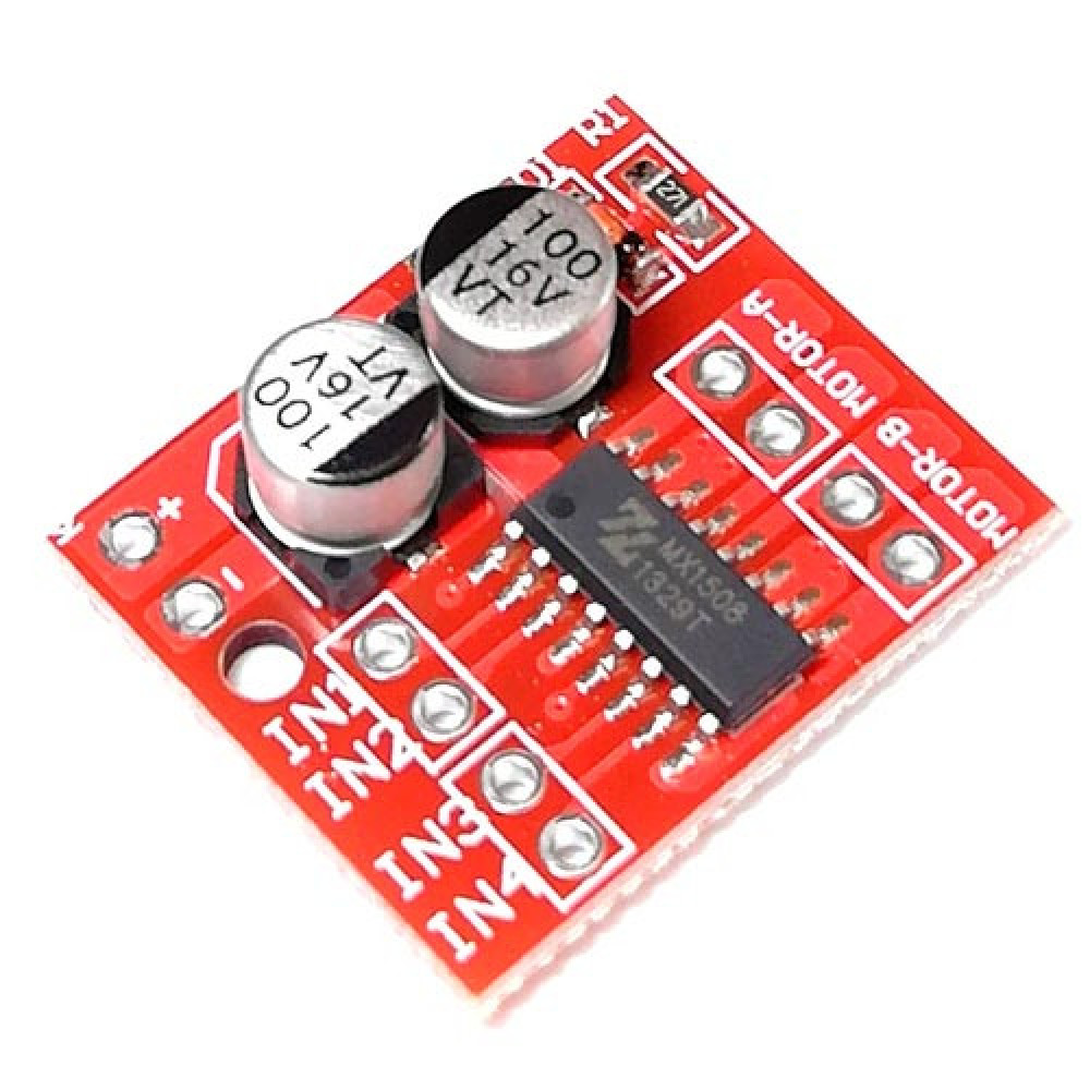 Драйвер двигателя 2-канальний H-мост MX1508 Mini L298N для Arduino, управление DC і шаговими моторами