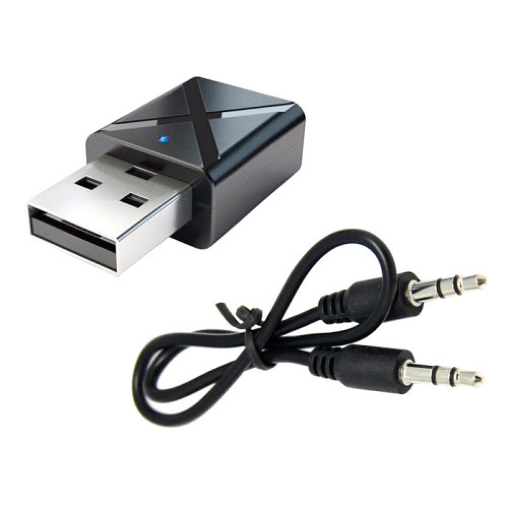 Миниатюрний USB-адаптер Bluetooth 5.0 VIKEFON KN320, передатчик і приемник звука