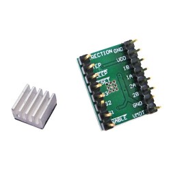 Драйвер шагового двигателя A4988 с радиатором, совместимый с RAMPS и Arduino для 3D-принтеров