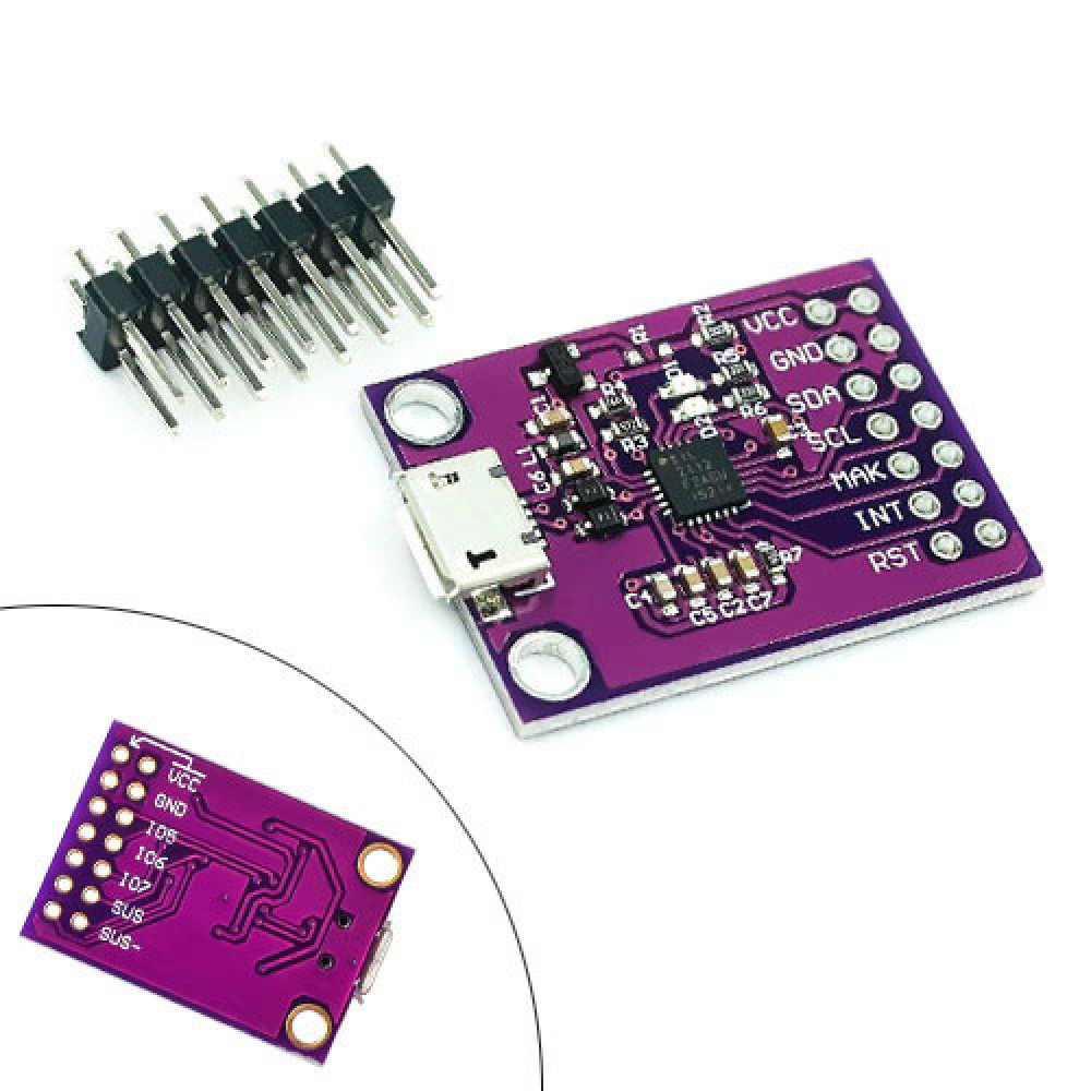 Конвертер USB - Smbus I2C IIC, CP2112 отладочна плата