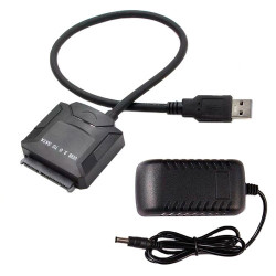 Адаптер USB 3.0 – SATA 2.5/3.5 для HDD SSD скорость 5гбит/с с блоком живлення