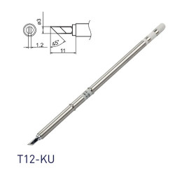 Жало наконечник T12-KU нож для паяльника паяльной станции Hakko T12 високоточне