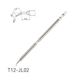 Сменное жало T12-JL02 изогнутое для паяльника и паяльной станции Hakko T12