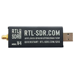 Плата SDR приёмник RTL-SDR V4, RTL2832U R828D, 500кГц–1.76ГГц, АЦП 8бит