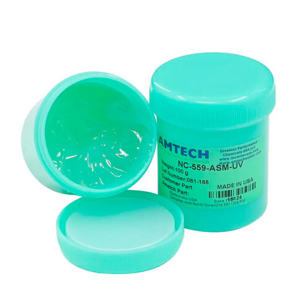 Флюс для BGA AMTECH NC-559-ASM-UV USA безотмивочний 100г для пайки SMD і BGA
