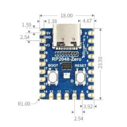 RP2040-Zero GPIO ARM Cortex-M0 плата разработчика контролер для Arduino Micropython