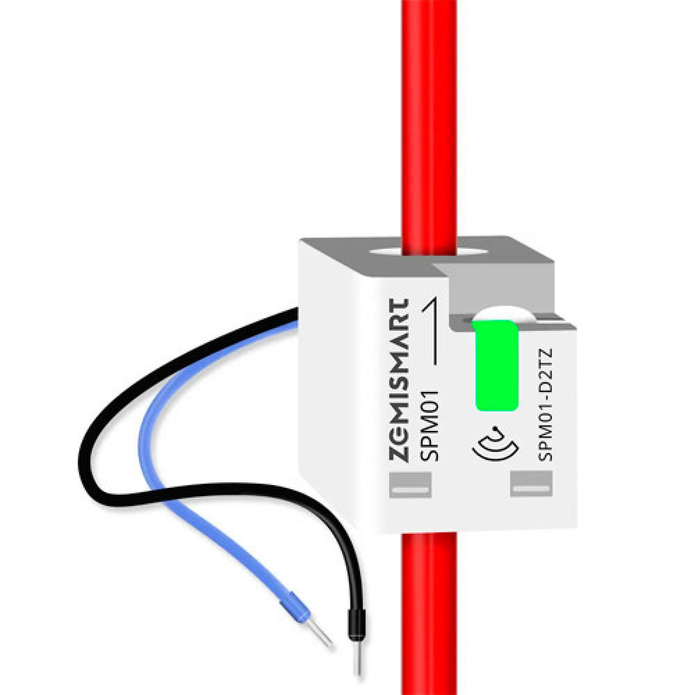 Енергометр Zemismart SPM01 63А, 1P+N, Zigbee, для контроля енергопотребления