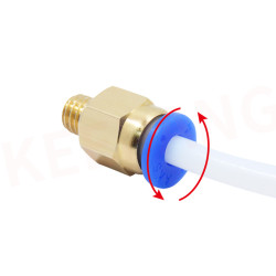Фитинг крепление PTFE трубки PC8-02 8мм 1/4 дюйма пневморазъем для 3D-принтера
