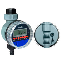 Цифровой таймер полива Aqualin YL21026A с шаровим клапаном і поддержкой датчика дождя