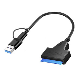 Адаптер-перехідник USB 3.0/Type-C – SATA 2.5