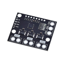 Цифровой датчик напруги і тока INA3221, 3-канальний I2C модуль мониторинга живлення
