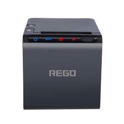 Термопринтер чеков POS Wi-Fi USB LAN с автообрезкой бумаги REGO RG-P80B для ленты 58 и 80 мм