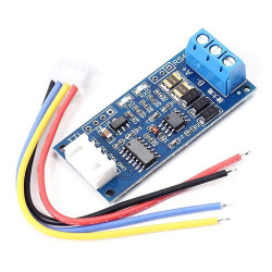 Преобразователь интерфейса TTL RS485 XY 485 UART модуль 3.3-30В полудуплекс скорость до 256000 бит с клеммник 52x23 мм