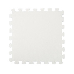 Коврик пазл плюшевий напольний 30x30см мягкий, 10шт, EVA, белий