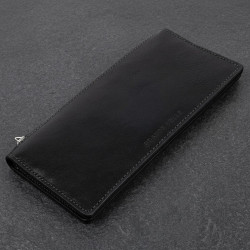 Оригинальное кожаное портмоне унисекс GRANDE PELLE 11513 Черный