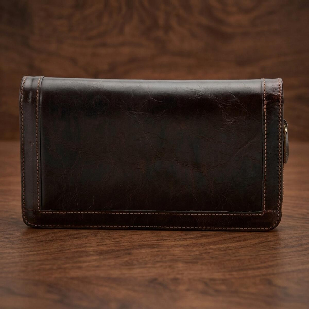 Клатч мужской с ремнем Vintage 14679 Коричневый