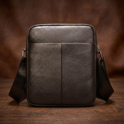 Сумка вертикальная компактная 14993 Vintage Коричневая