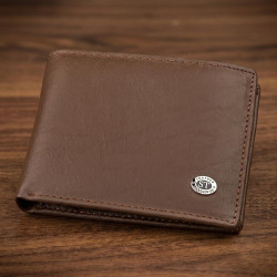 Мужской кошелек ST Leather 18353 (ST-1) НОВИНКА Коричневый