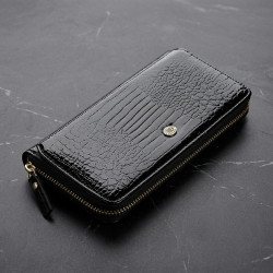Кошелек женский ST Leather 18437 (S7001A) натуральная кожа Черный