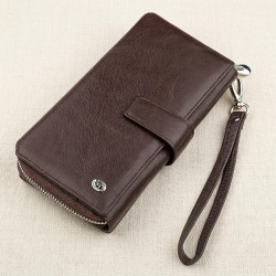 Кошелек женский ST Leather 18457 (SТ228) из натуральной кожи Коричневый