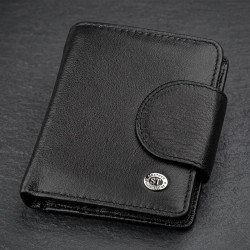 Кошелек женский ST Leather 18497 (ST415) кожаный Черный