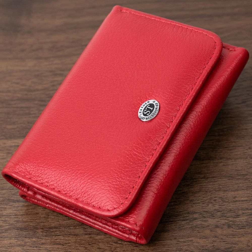 Жіночий гаманець горизонтального формату ST Leather 22721 Червоний