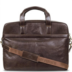 Мужская сумка-портфель Tony Perotti Italico 9954-40 moro (90374) Коричневая