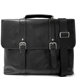 Мужской портфель из натуральной кожи Tony Perotti Italico 9225G-38 (90415) Черный