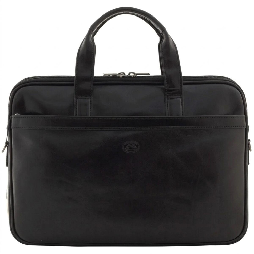 Мужской портфель из натуральной кожи Tony Perotti Italico 7044-40 nero (90641) Черный